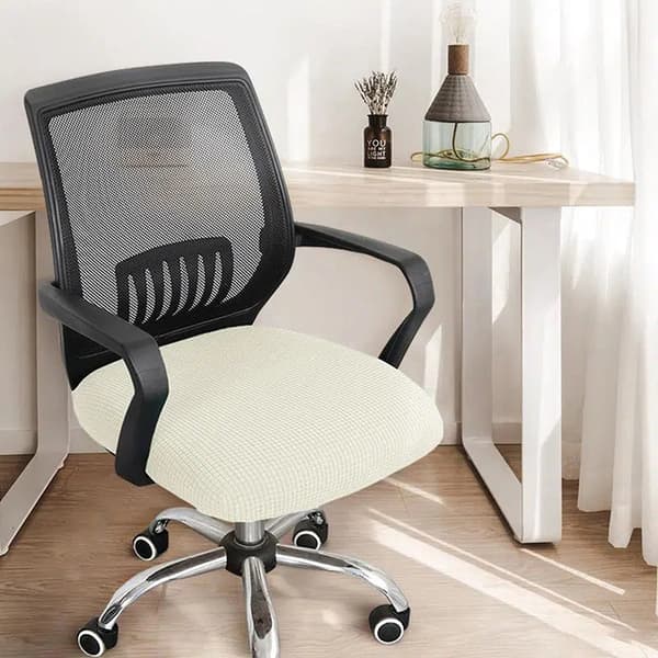 Spandex Elasticity Office Stretch Computer Stoltrekk Anti-du White
