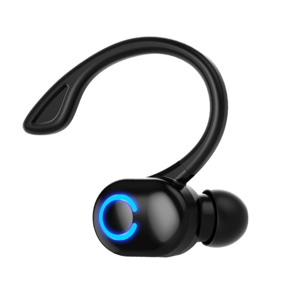 Trådløse hodetelefoner Bluetooth 5.0-hodetelefoner med mikrofon enkeltinngang Black
