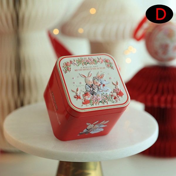 Easter Square Box Candy Box Easter Bunny Printing Tin Blikk D