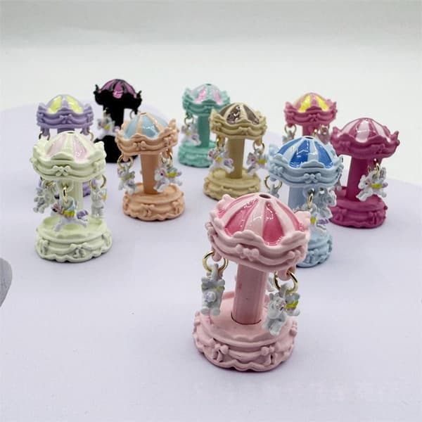 1 stk. Fantasy julepynt karrusel legering DIY smykker A5