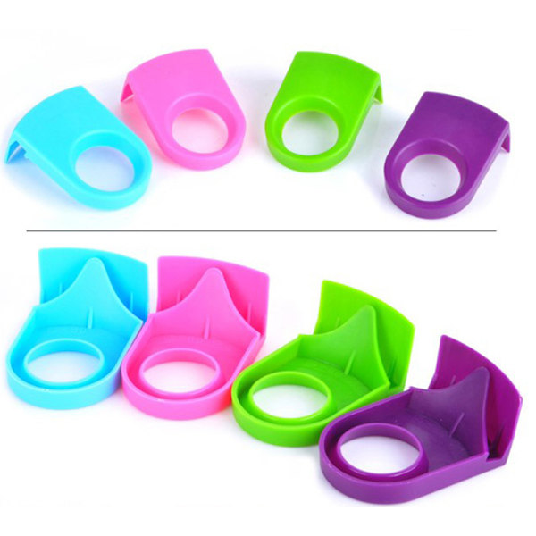 2 stk Flaskespenneholdere Plast Drikkeklemmer Cocktail Snaps F Black