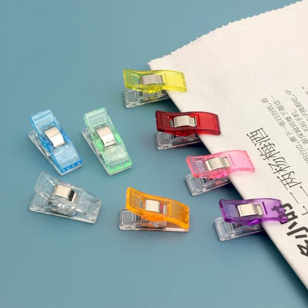 10ST Syklämmor Plastklämmor Quiltning Crafting Virkning 10pcs