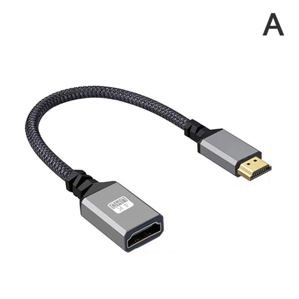 4K HDMI-yhteensopiva uros-naaras-jatkokaapeli Micro/Mini HD B
