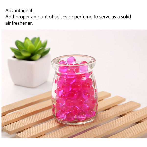 100 STK Bubble Beads Vannabsorberende perler Crystal Mud Ocean Ba Multicolor