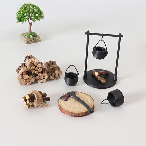 Miniature Lejrbål Og Tekande B