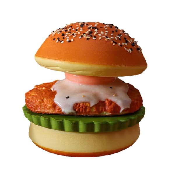 Simulering Hamburger Legetøj Sjovt Legetøj Burger Model Indretning Langsom Stigning