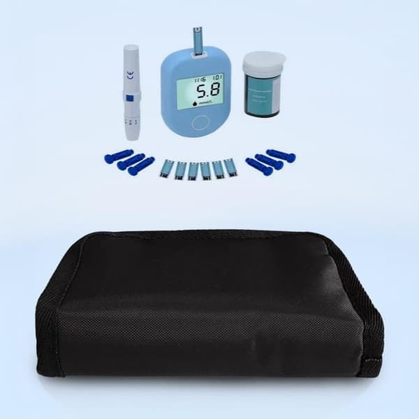 Blodsukkermåler Opbevaringstaske Polyester Diabetes Organizer Fo A