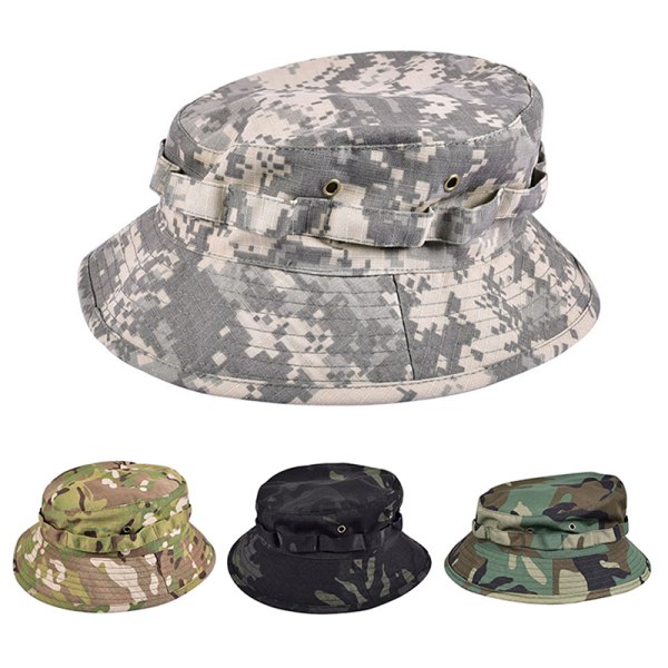 Boonie Hat Military Tactical Bucket Hats for Safari Menn Kvinner H B