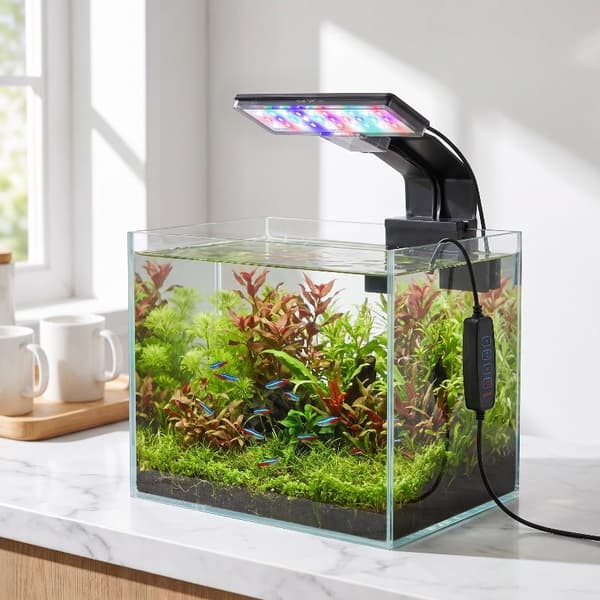 Akvarium LED-lys Ultratynt Vanntett Fisketank Vannplanter A3