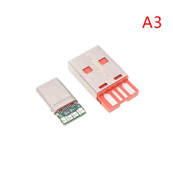Snabbladdning Typ-C USB 5A hankontaktsvetsning med USB OTG D A2