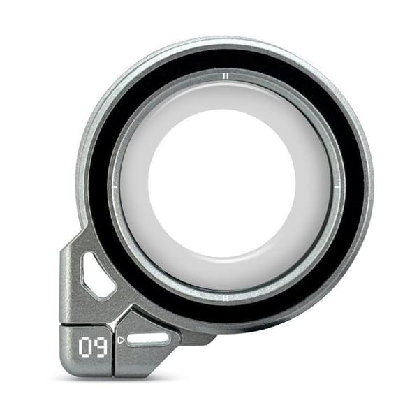 Aluminiumslegering Magnetisk Ring Telefonholder Ultratynd Stærk Magnet Black
