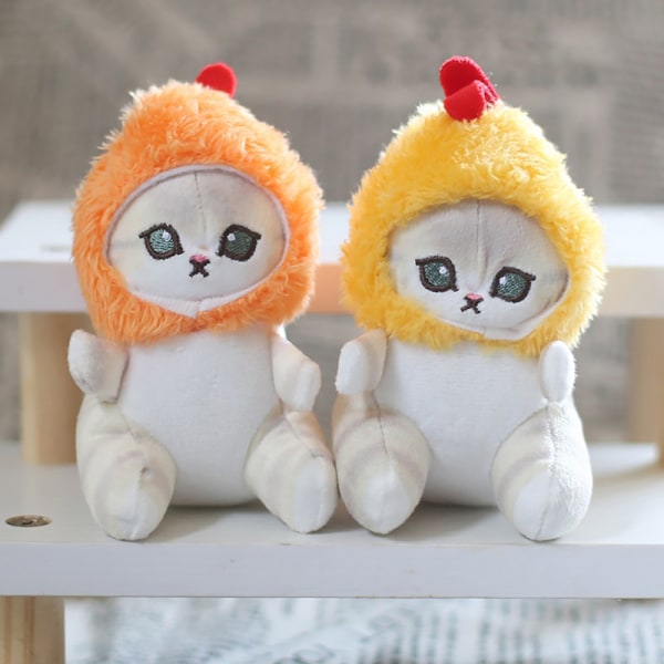 Ny Kawaii Shark Cat Plys Soft Plys Plys Animal Shark Cat Green