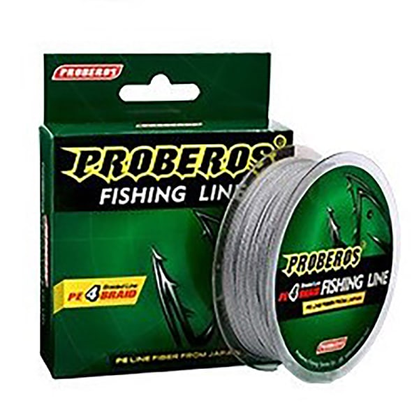 4 flätor 100m Dali Horse Fishing Line Gul/Blå/Röd/Grå/Grö gray 1.5/20LB