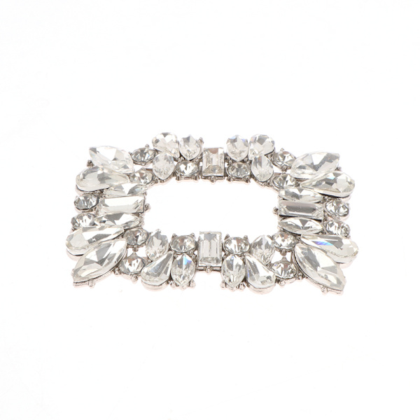 1 STK Rhinestone Shoe Clip Metal Skospenne Kvinner Bryllupsfest