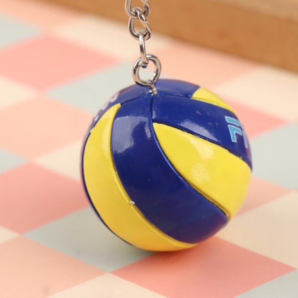 Volleyball Nøkkelring Ornamenter Business Volleyball Gaver Beach B A3
