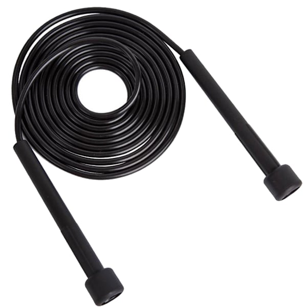1 stk Speed Jump Rope Kids PVC Sjippetov Justerbar Fitness Black