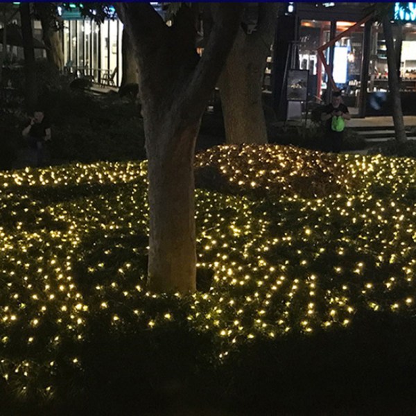 LED Nettgardin Mesh Fairy String Light Christmas Outdoor Light Multicolor