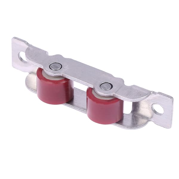 1 Stk Dørvindue i rustfrit stål Silent Nylon Pulley Slot Whee