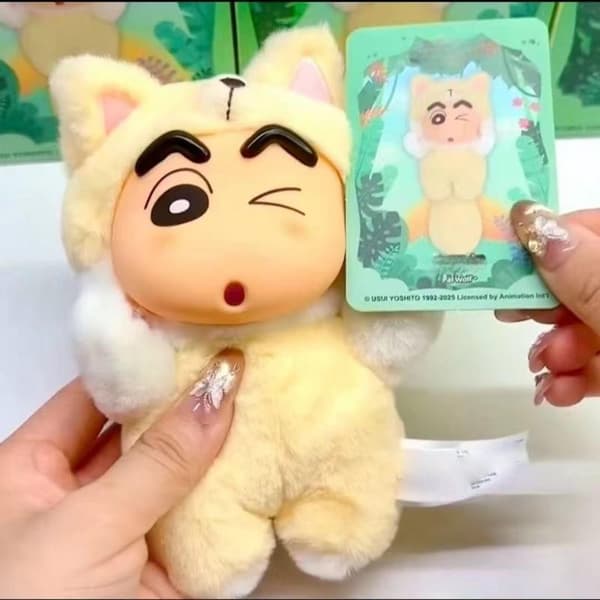 1 stk. ny Crayon Shin Chan Big Tail Series Blind Box e Mini Dukke A1