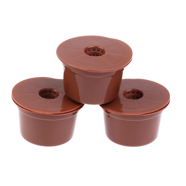 3PCS Återanvändbara kaffekapslar för Caffitaly påfyllningsbara kaffekapslar 5 * 5 * 5