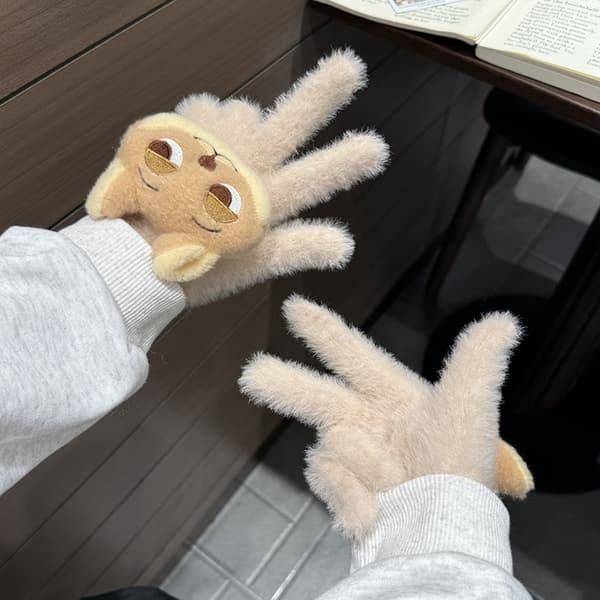 Zootopia Kawaii-handskar för pojkar flickor Anime Judy Nick e Vantar A