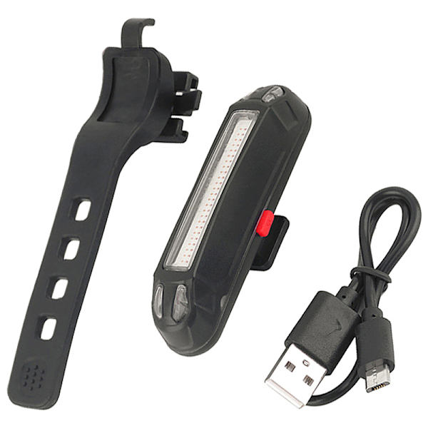 Pyörän takavalo vedenpitävä ajo takavalo LED USB -pyöräpyörä