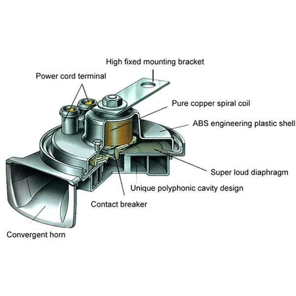 300 db Super Train Horn 12V power Auto-vene