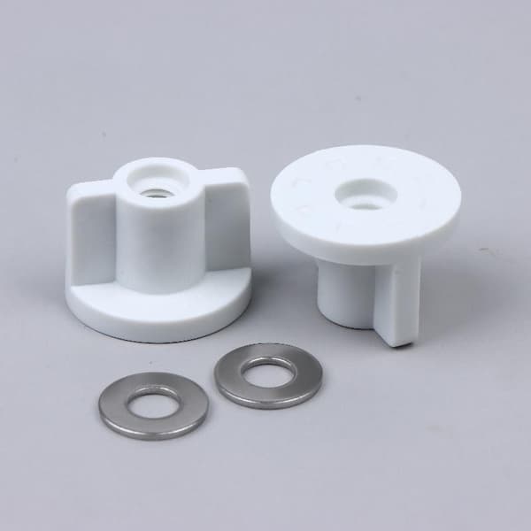 Fast Erstatningsmutter Bakre Fast Erstatning For 6mm Skruer Toi A1 2PCS