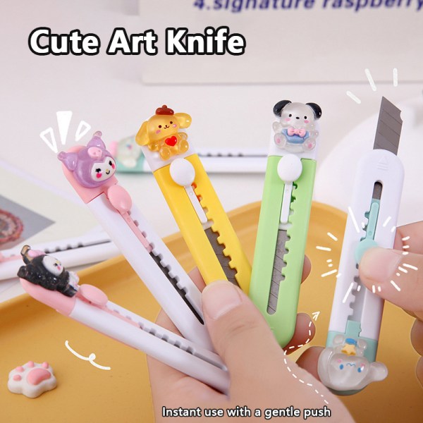 Kawaii Utility Cartoon Kannettava Mini Paperi Ter Box Avaaja Offi A10