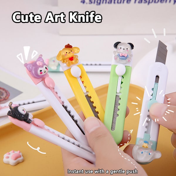 Kawaii Utility Cartoon Portable Mini Paper ter Box Opener Offi A3