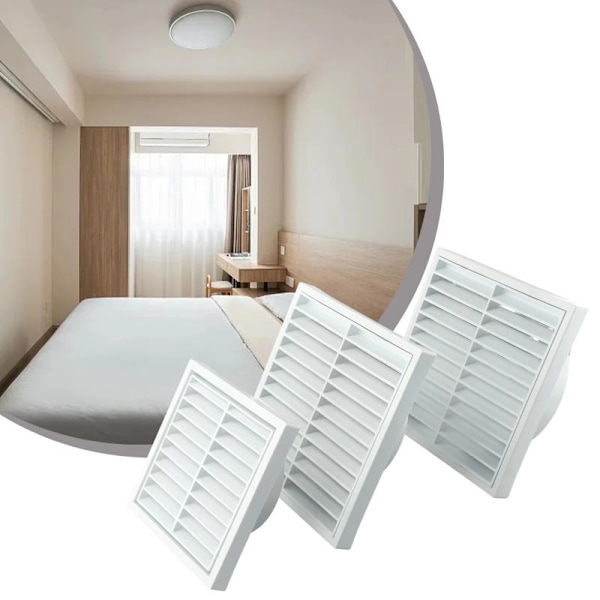 1 stk. Ventilationsrist PP Luftudstødning til vægloft A3