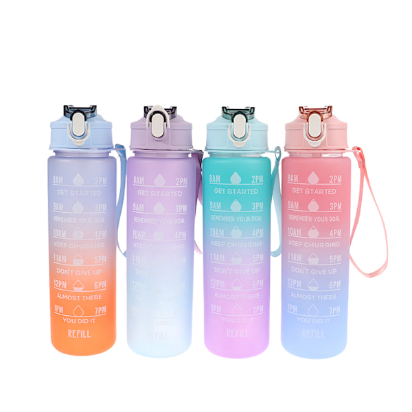 900 ml urheiluvesipullo, vuotamaton pullo Blue