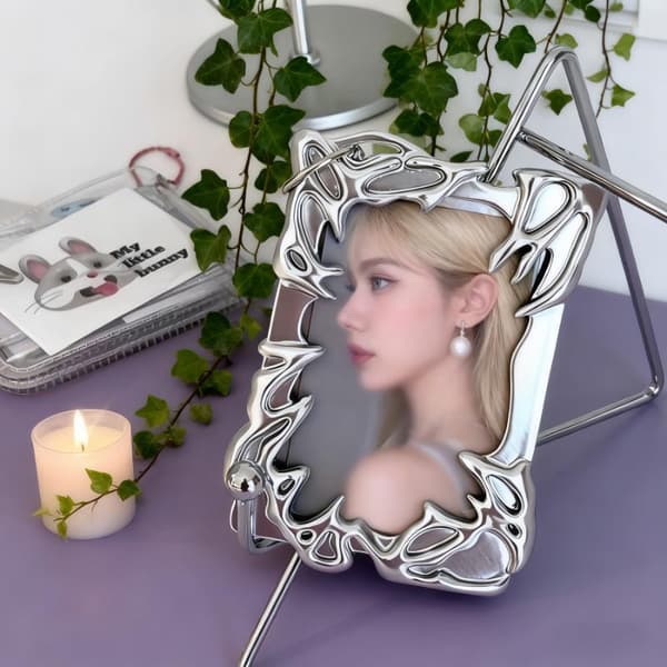 Sähköpinnoitettu kuvakorttipidike - Personoitu Kpop-tähtikortti P A2