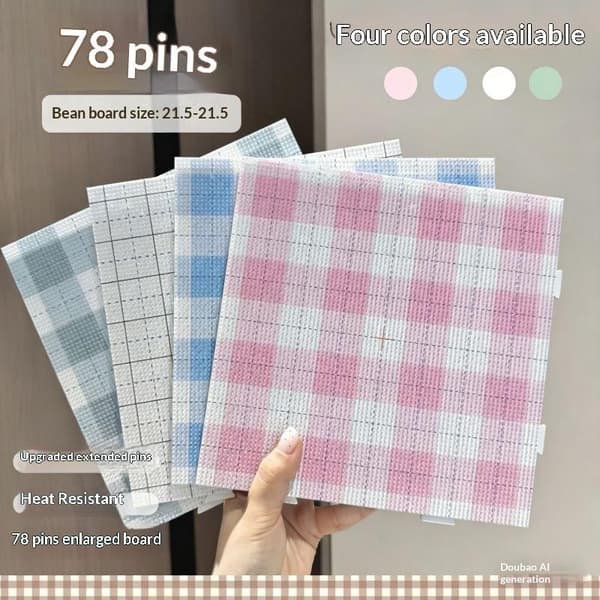 78x78Pins 2,6 mm varmebestandige genanvendelige perleplader empty