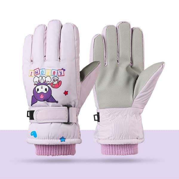 Sanrio Melody Kuromi Vinter Børnefleecehandsker Udendørs Varme A8