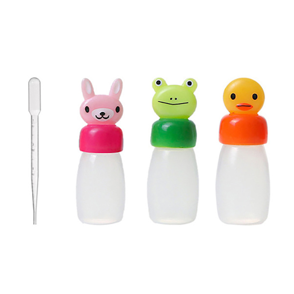 1/3/4 stk krydderflaske mini ketchup salatdressingbeholder 3pcs/Set