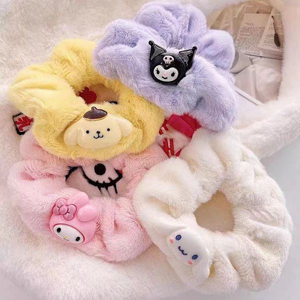 e Cinnamoroll Hårring Jente Høst Vinter Plysj Tykktarm Purple