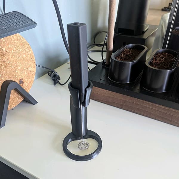 Melkeskummerholder Kaffe- og melkeskummerstativ Elektrisk egg A4