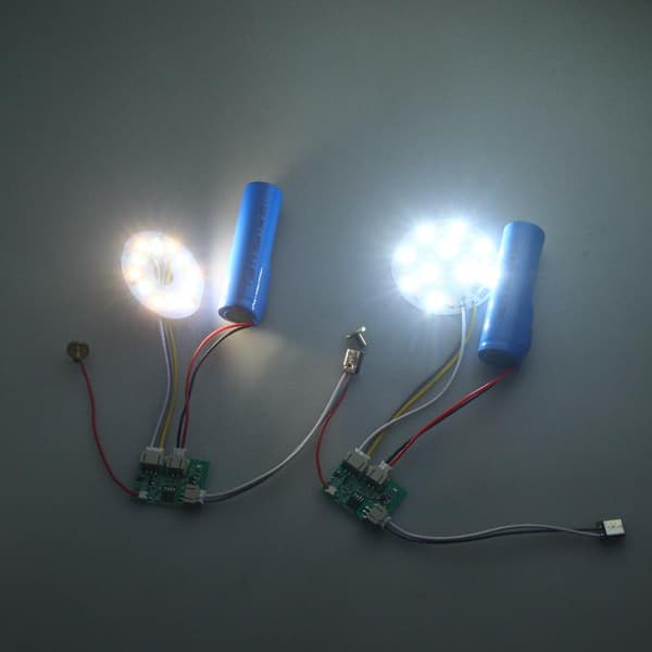 1 sett 5V lyskilde LED-lyspanel dimmekontroller fjernkontroll 5W White light
