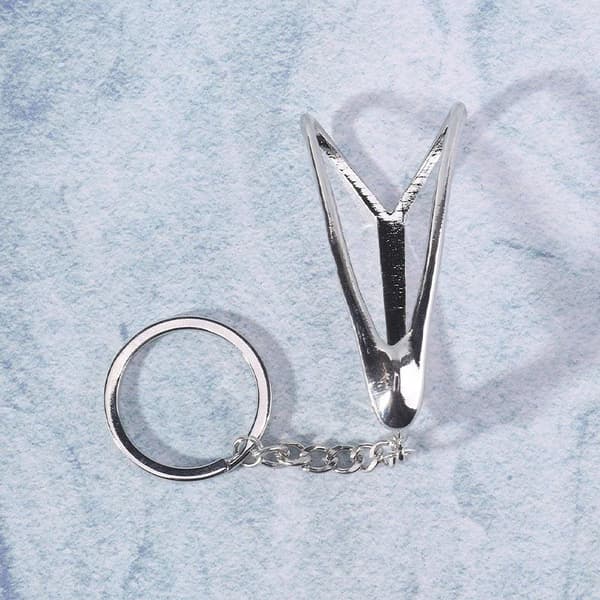 Mini Morsom Stil Nøkkelring Lighterholder Metall Lighterholder Tilbehør D