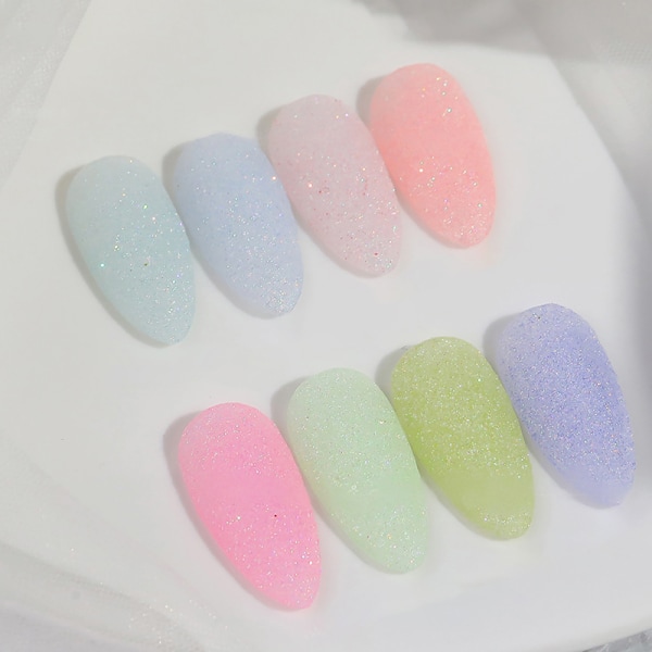 Nail Aurora Glitter Nail Shining Flour Nail Decoration Nail Pai Green