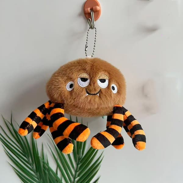 Halloween Tecknad Plysch Nyckelringar Fladdermus Spöke Pumpa Väskberlock B A1