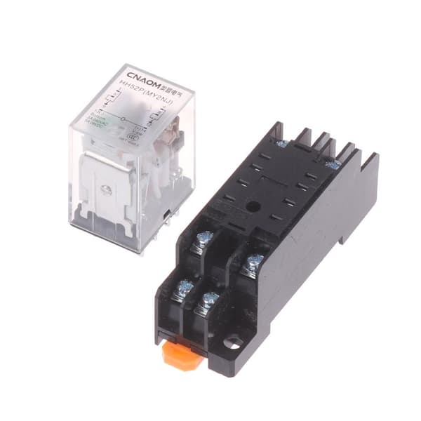 Miniature spole generelt elektromagnetisk mellemliggende relæafbryder DC 12V