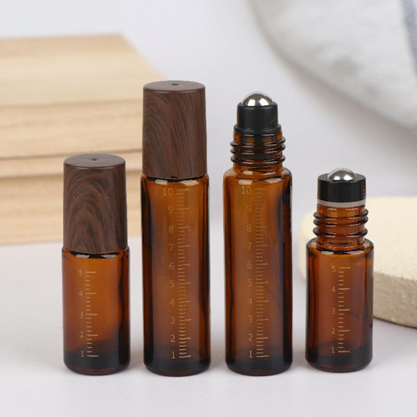 5ml/10ml Glasrullflaskor TJOCKA Roll On-flaskor med rullkula B 5ML