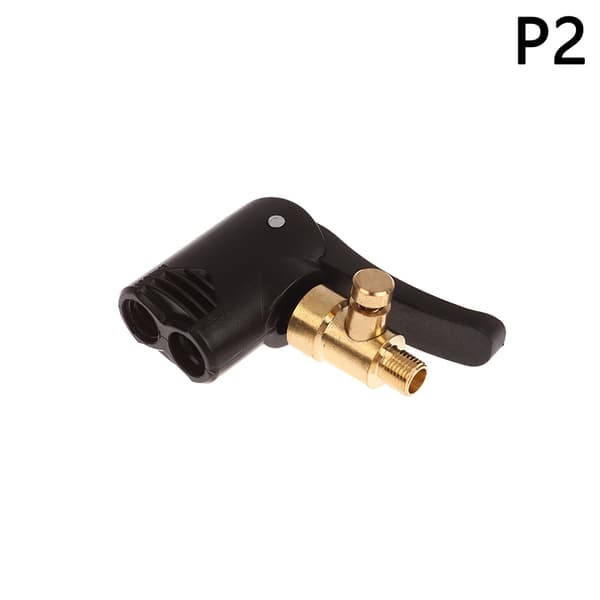 2-i-1 tömd Schrader/Presta ventiladapter bärbar däckluft Deflated