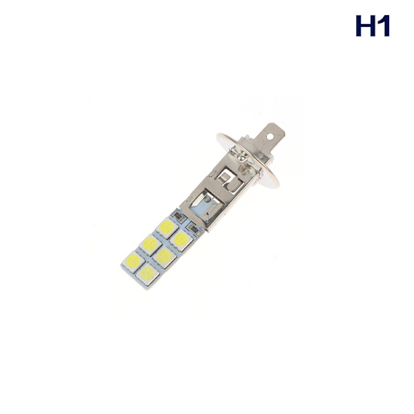 1 stk Bil LED-frontlykter H1 H3 Hovedlys 55W 5050 Chip 6000K Fo H1