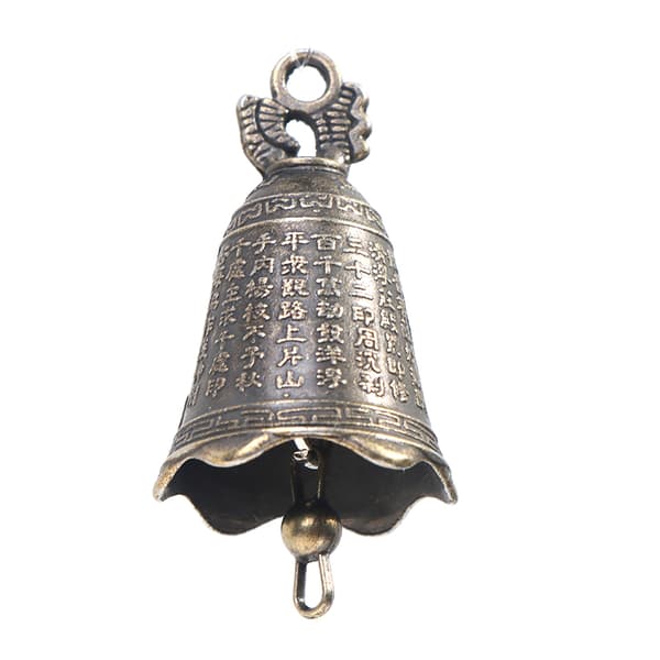 2 st antika klocka Kina mini mässing koppar skulptur be Guan