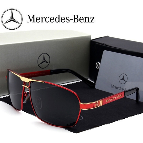 Benz solbriller Fashion Polarized Mirror til mænd Klassisk Metal E 1