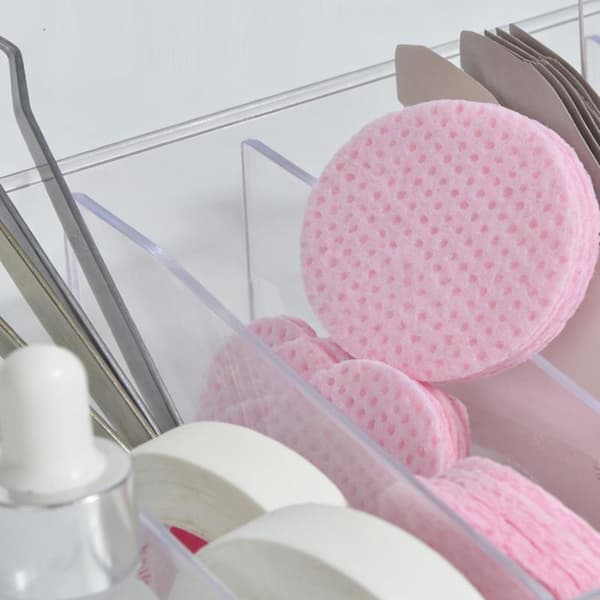 Øjenvippeforlænger Organizer Makeup Opbevaringsboks Til Håndværk Kosmetik