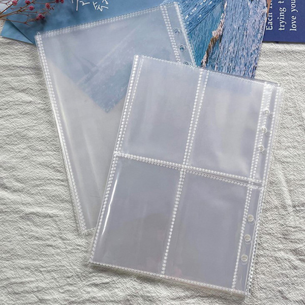 A5 Binder Sleeves 1P 2P 4P Transparent Photo Album Binder A